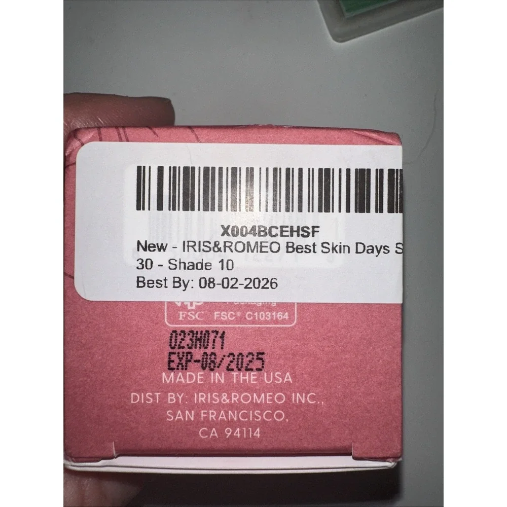 Iris&Romeo Best Skin Days 5in1‎ Skincare Dewy CoverageSPF 30 Shade 10 - 1.2 Oz